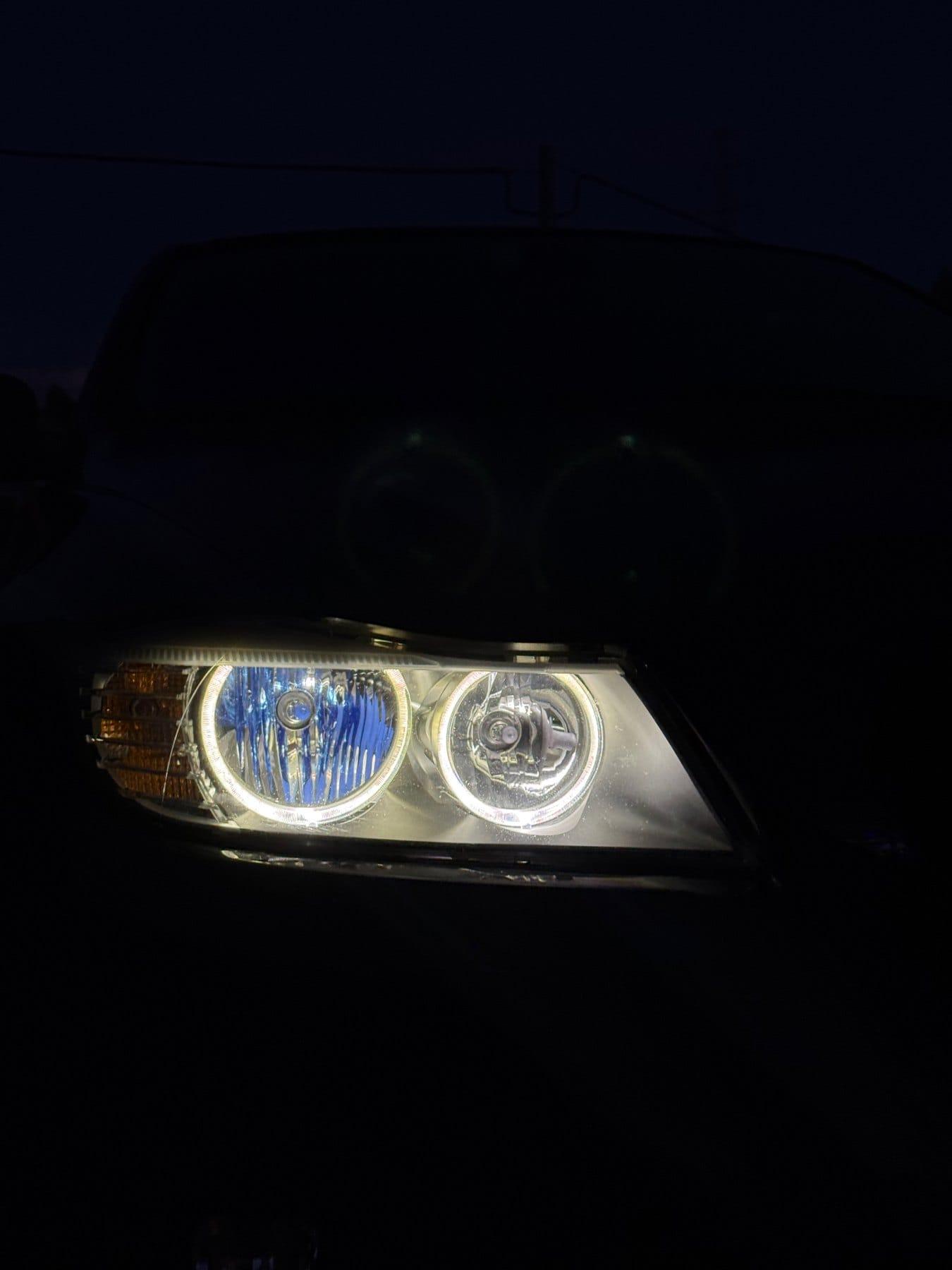 Angel Eyes num BMW Série 3